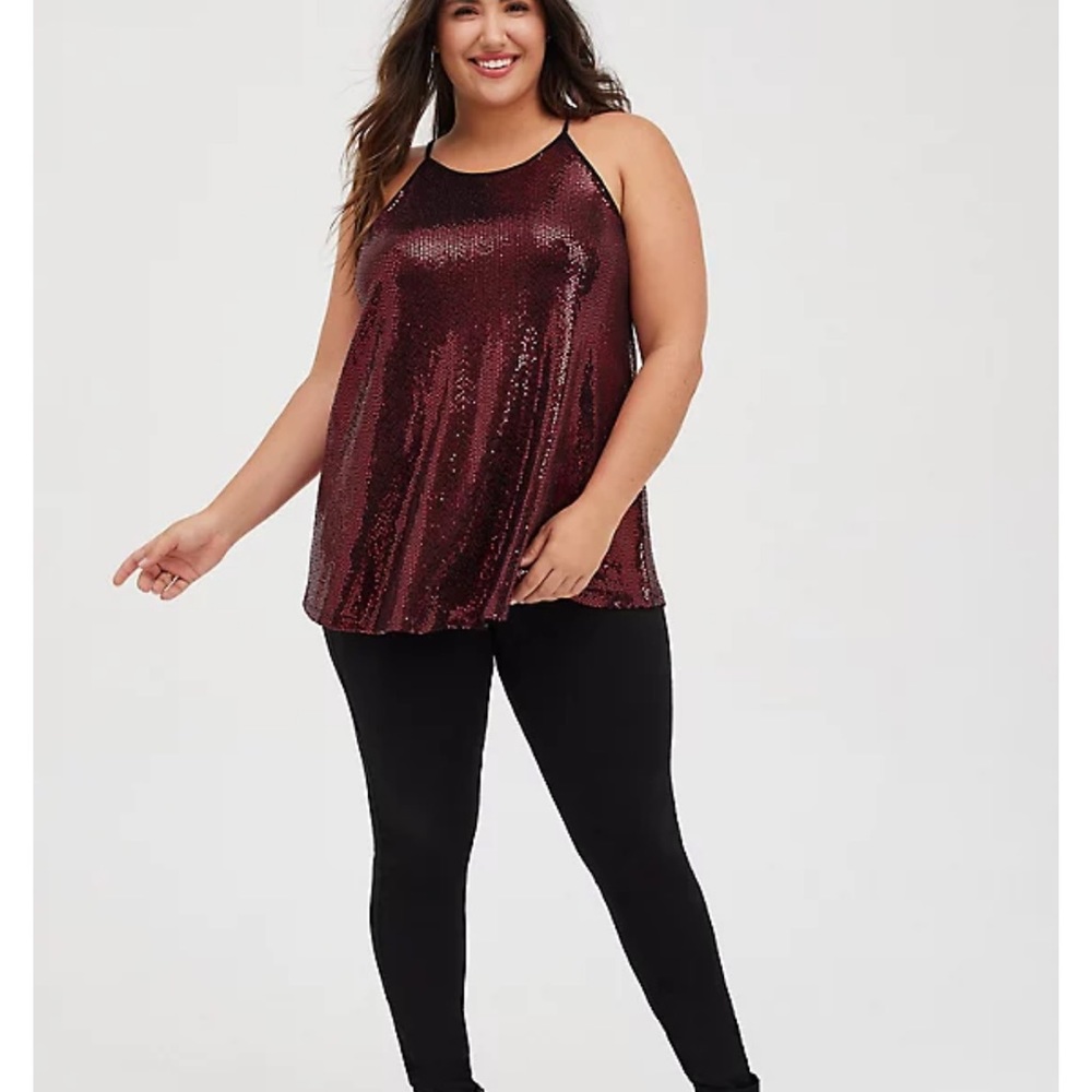 Torrid Sequined Top size 3
